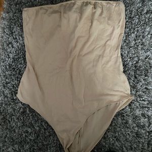 Nude strapless bodysuit!